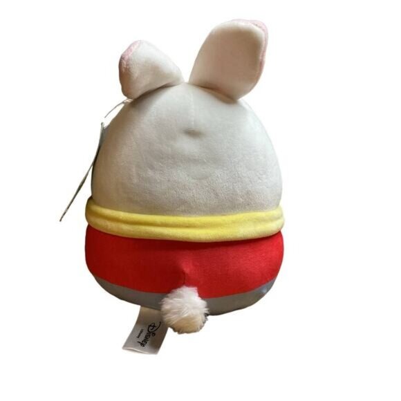 Disney Squishmallows White Rabbit Plush Toy 7" Soft & Cuddly Collectible - Picture 5 of 6